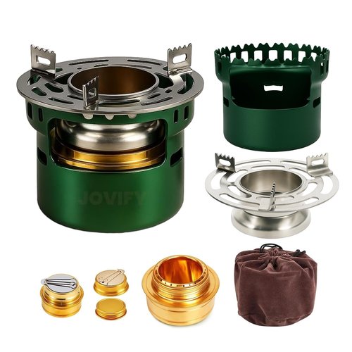 Alcohol Stove Camping Portable Backpacking Lightweight Alcohol Burner Stove with Aluminium Stand for Outdoor Hiking Picnic Emergency Coffee Camping