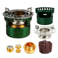 Alcohol Stove Camping Portable Backpacking Lightweight Alcohol Burner Stove with Aluminium Stand for Outdoor Hiking Picnic Emergency Coffee Camping