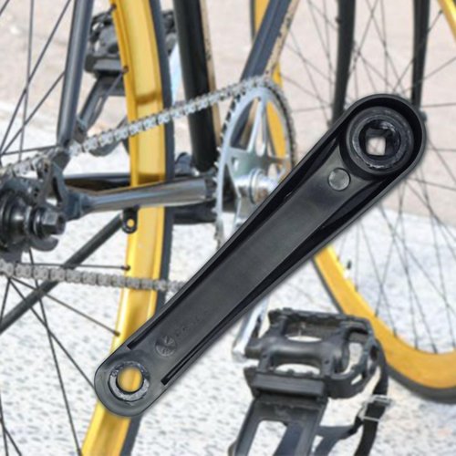 Bestookits Left Bike Crank Arm 170mm Bicycle Crank Arm for Electric Bicycle Folding Bicycle Hybrid Mountain Bicycle Road Bike (Left Diamond Hole Only, Style 3)