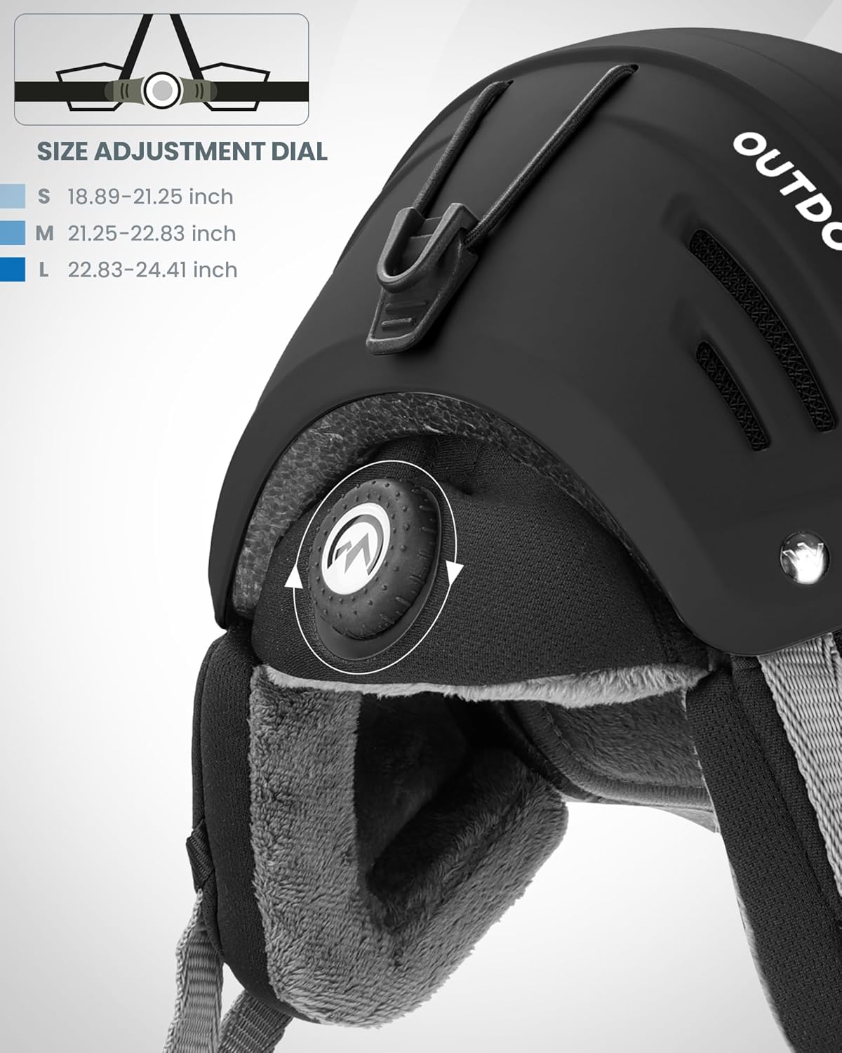OutdoorMaster Kelvin II Ski Helmet - Versatile Snow Sport Helmet for Men, Women & Youth