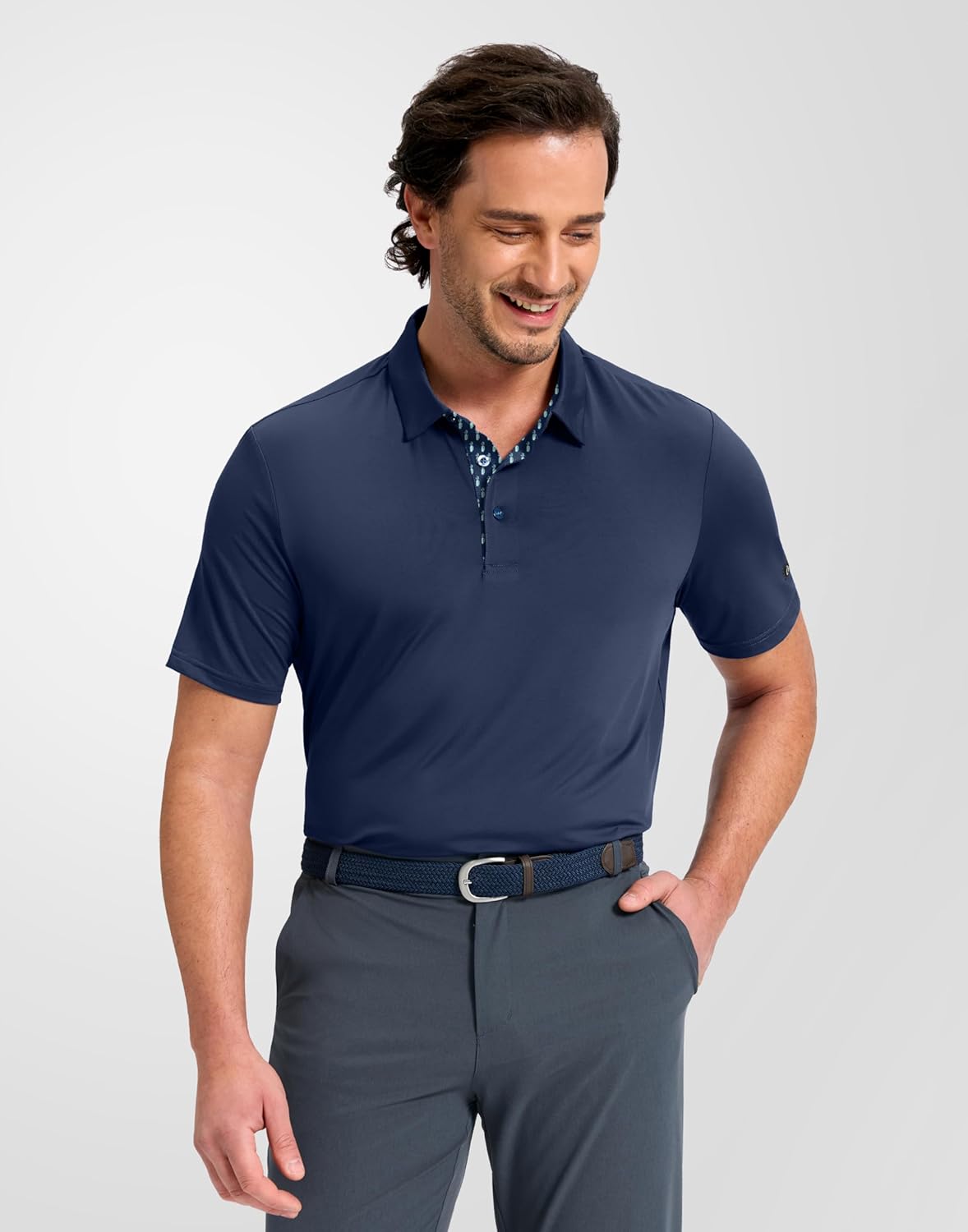 Obla Men's Golf Shirt - Short Sleeve Dry Fit Moisture-Wicking Polo | Athletic Casual Wear