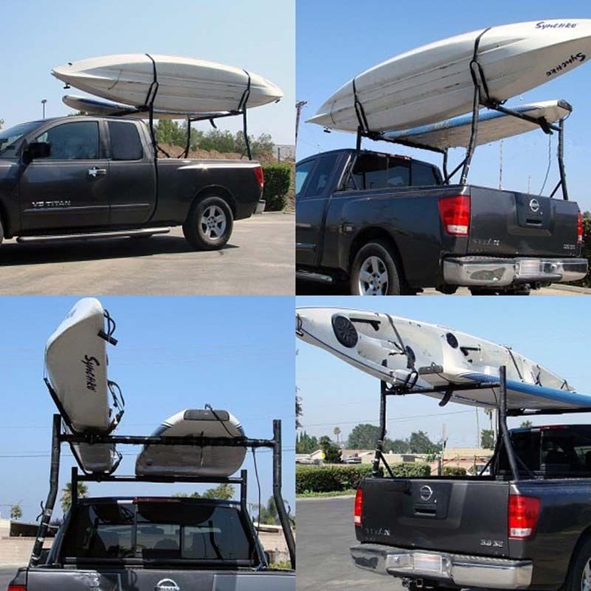 XMT-MOTO J-Bar Kayak Carrier - Universal Top Mount Roof Rack for SUVs & Vans | 2 Pairs