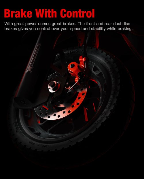 stio 120mm Scooter Brake Disc Rotor Pad 6 Holes Rounded compatible with Segway Ninebot KickScooter ZT3 Pro/MAX G3 Brake Parts 2PCS