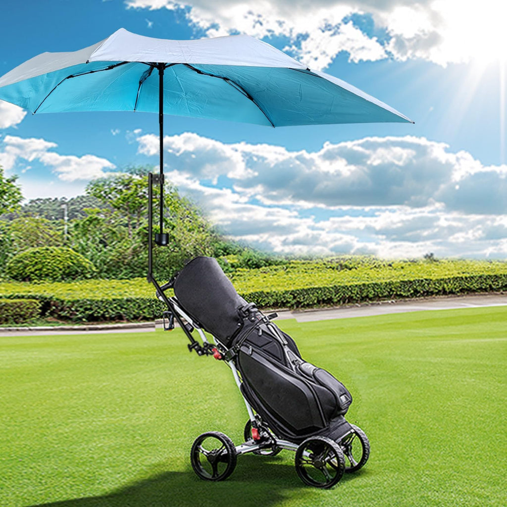 Upf 50+ Chair Umbrella - Portable Sun Shade With Secure Clamp & 360-Degree Swivel For Ultimate Protection