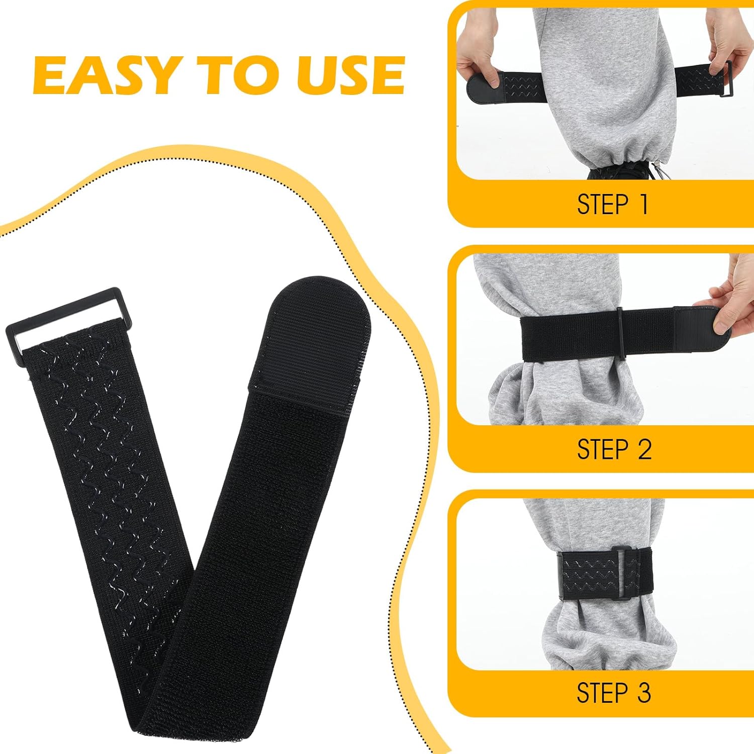 Skiennix Boot Belt Strap - Adjustable Elastic Bands for Cowboy Boots | 2 Pcs Lengthened & Widened