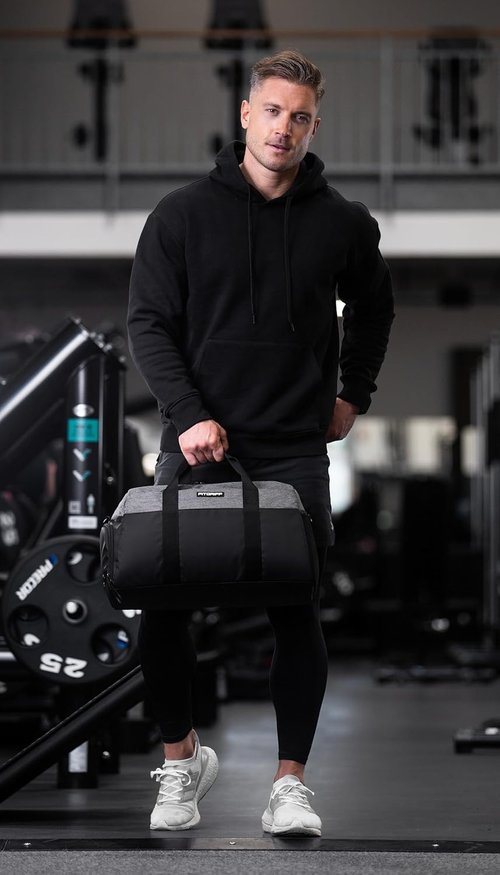 Fitgriff® Gym Bag V2 - Versatile Duffle Bag with Shoe & Wet Compartment for Travel, Sports & Fitness