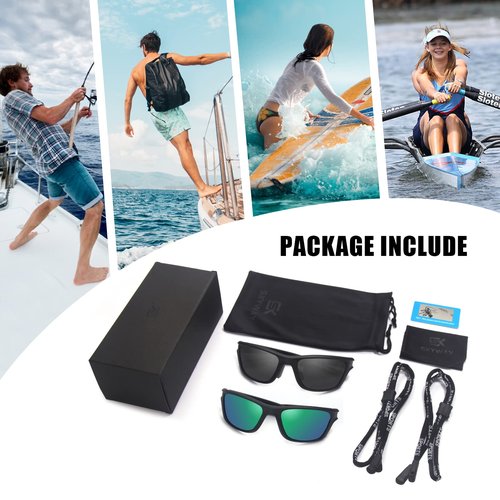 SKYWAY Polarized Sports Sunglasses for Men Women Wrap Around Sports Glasses Baseball Running Cycling UV402 Protection