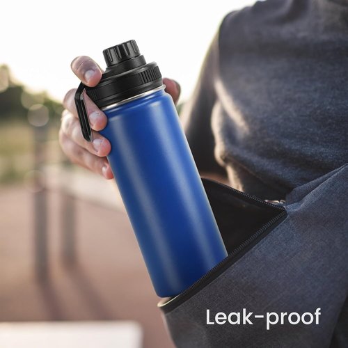 Hydro Flask Spout Lid Replacement - Chug Lid with Handle for Wide Mouth Water Bottles | Fits 12-64 OZ