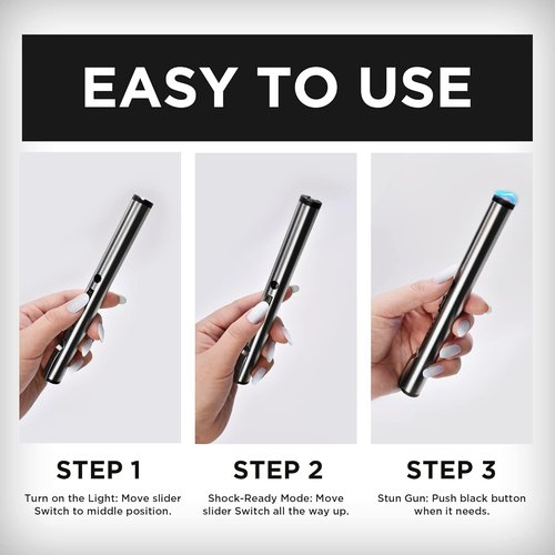 Guard Dog Security Stun Gun Pen - Tactical Self-Defense Device with Battery Indicator | 6.10 Inches