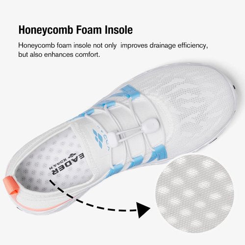 Aleader Women's Slip-On Water Shoes - Breathable Mesh Design for Comfort & Quick Drying | Lightweight
