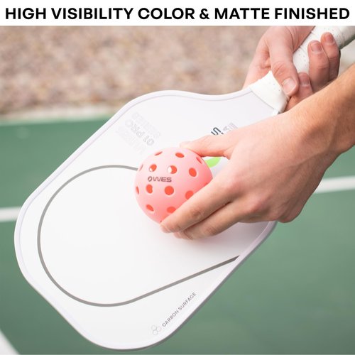 WES Pickleball Water Bottle + Pickleball Ball Holder + 3 Outdoor Pickleball Balls | Pink