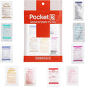 Pocket RX Mini Travel Medicine Kit - TSA-Approved First Aid Pouch with 10 Essential OTC Medications - Compact & USA Made (17 Tablets)