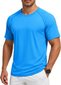 MAGCOMSEN Men's UPF 50+ Sun Protection Athletic T-Shirt - Quick Dry for Hiking & Running