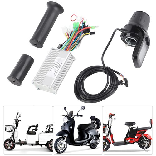 VBESTLIFE Electric Controller Set, 36 48V 250 350W Universal Electric Electric Scooter Controller LCD Split Meter