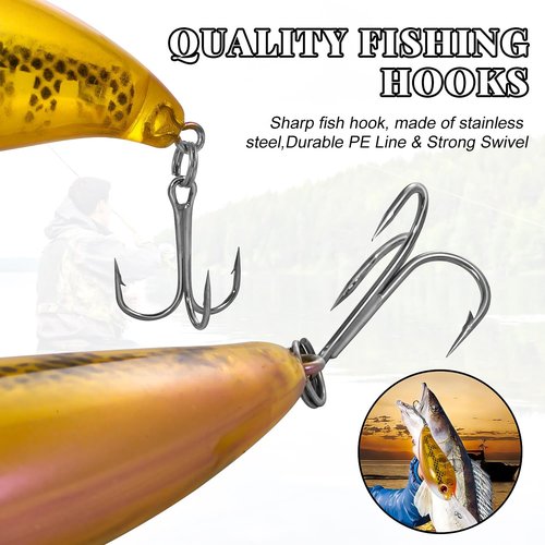Fishing Lures - Multi-Jointed Hard Baits for Bass & Trout | Deep Diving Swimbait Crankbait