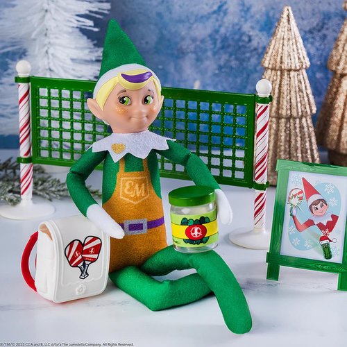 The Elf on The Shelf Sporting Set: Polar Props™ North Pole Pitch Kit and Pickleball Play Pack