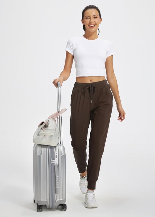 Libin Women's Athletic Joggers - Tapered Sweatpants with Pockets for Casual Workouts | Petite/Regular/Tall