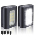 Running Light, 2Pack Reflective Running Gear for Runners, USB Rechargeable LED Light, Clip on Running Lights with Runners and Joggers for Camping, Hiking, Running, Outdoor Adventure