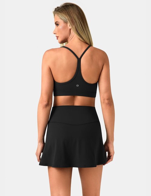 Colorfulkoala Dreamlux Skirts - High Rise Athletic Golf & Tennis Skorts with Pockets for Women