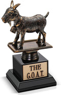 Flexzion Goat Trophy Award - Funny Engraved Recognition Plaque for Adults | Unique Gift for Sports, Teachers & Friends