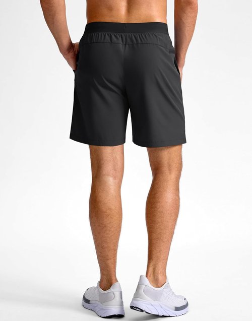 G Gradual Men's Athletic Running Shorts - Lightweight Quick-Dry Workout Shorts with Zipper Pocket | 7"/5"/9" Sizes