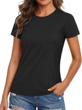 MAGCOMSEN Women's Workout Tops - UPF 50+ Quick Dry Athletic Shirts for Sun Protection | Short Sleeve