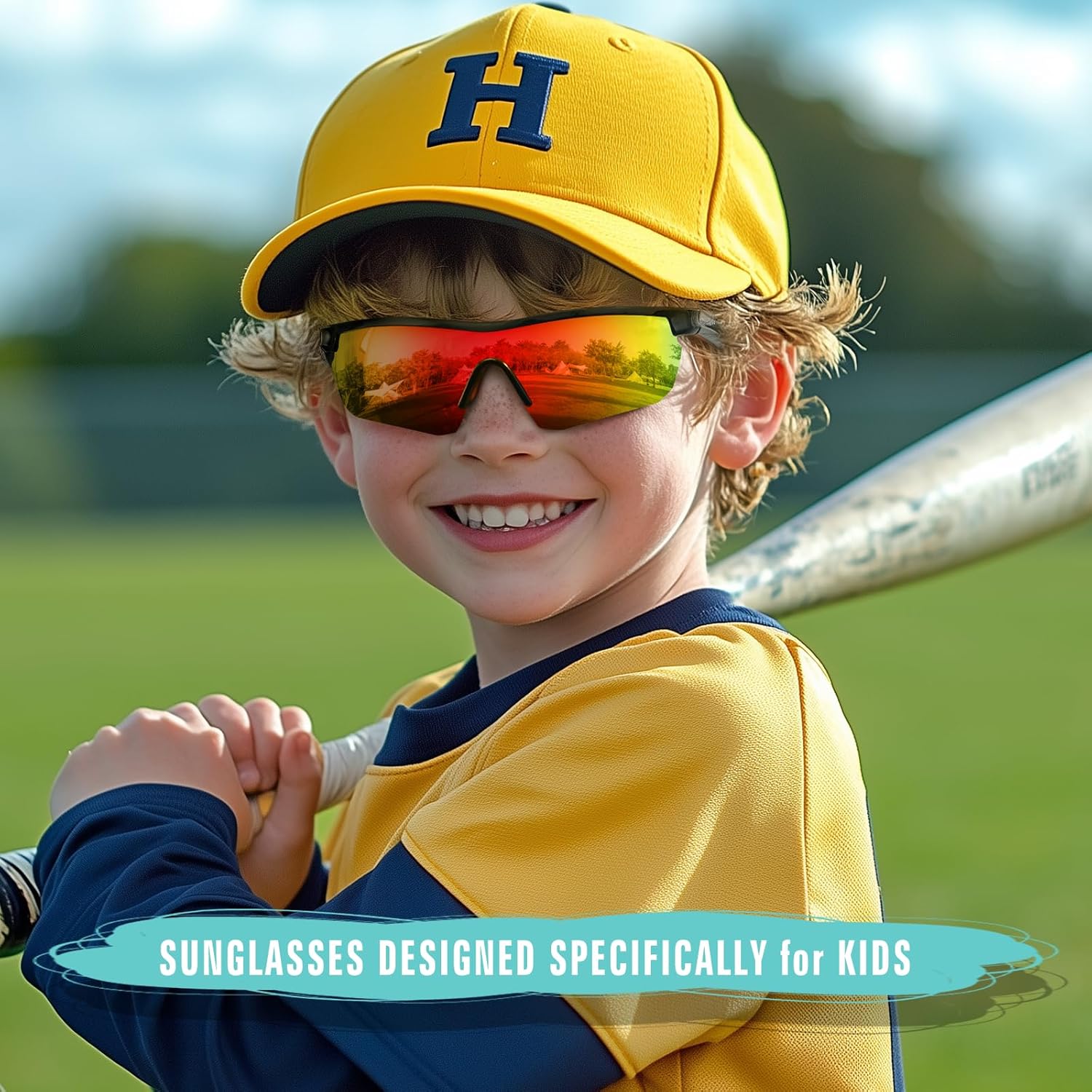 Skiennix Kids Sunglasses - Polarized UV Protection Goggles for Boys & Girls Ages 3-12