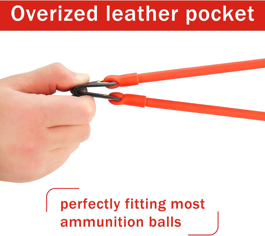 Shappy Slingshot Replacement Sets - Heavy-Duty Rubber Tubes for Hunting | 2/4/8 Pcs Options