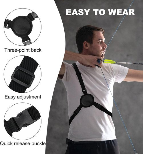 Back Arrow Quiver by Lightweight - Holds 22-28 Arrows | Molle System & Adjustable 3-Point Carry for Target Practice