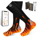 Heated Socks for Men Women, APP Control Rechargeable 8000mAh*2 Battery Electric Socks, Winter Washable Thermal Socks for Outdoor Camping Skiing Fishing Hunting