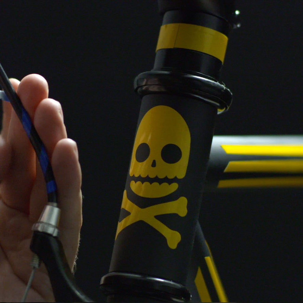 RydeSafe Reflective Decals Skull & Bones Kit, Black