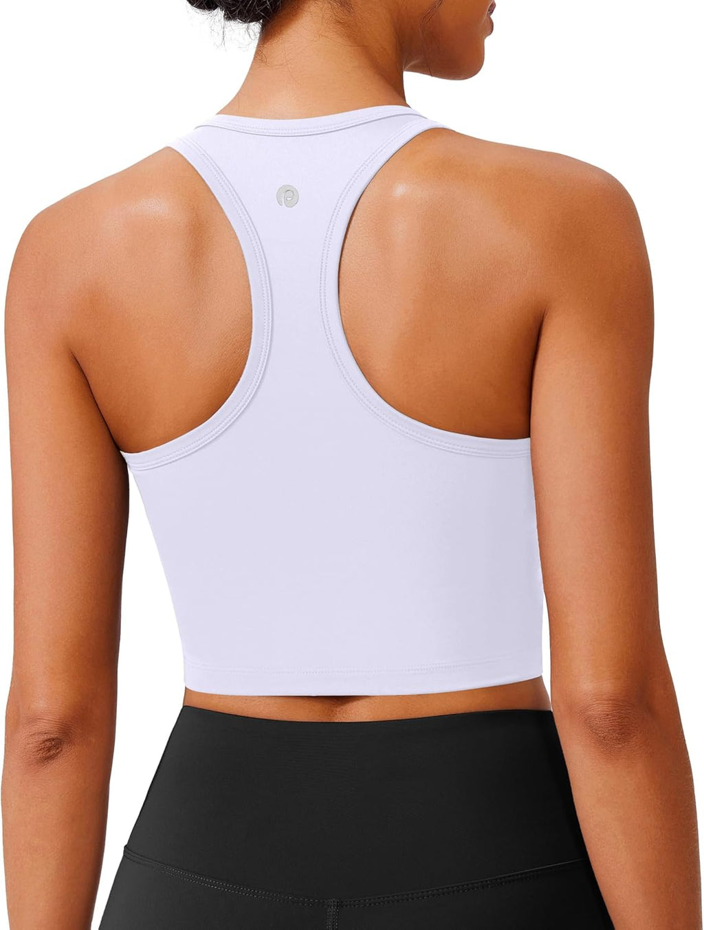 PINSPARK Sports Bra - Longline Racerback Design for Women | Padded Yoga Workout Top
