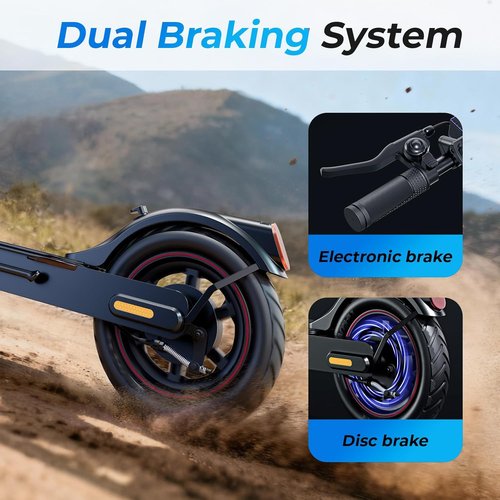 Electric Scooter - 500W Motor, 21 MPH Top Speed, 21 Miles Range | 8.5'' Tires for Adults & Teens