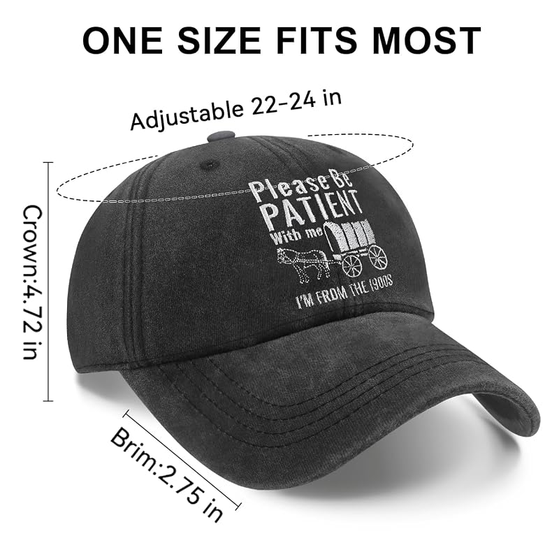 Funny Men Hat Embroidered Baseball Cap - Dumpster Fire Leader Variation of THIS listing: Black-funny1