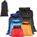 Waterproof Dry Bags by Skiennix - Lightweight Outdoor Dry Sacks with Quick Release Buckle | 6 Pcs for Kayaking, Rafting, Camping