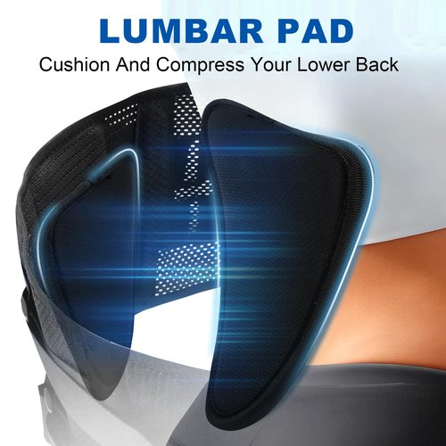 Back Brace for Lower Back Pain Relief, Heavy Duty Support with Ergonomic Support System, Breathable & Adjustable Lumbar Support Belt for Men & Women, Herniated Disc, Sciatica, Arthritis (L/XL)