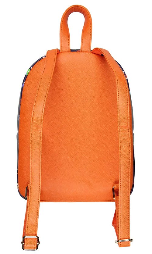 Bioworld Dragon Ball Z Goku Cell Piccolo Trunks Allover Character Faux Leather Mini Backpack