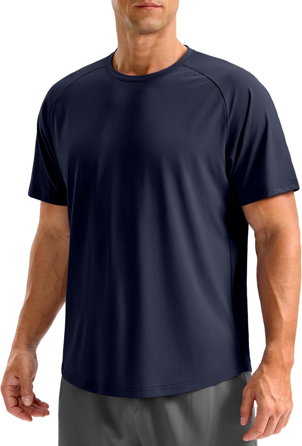 Soothfeel Men's Quick-Dry Athletic Running T-Shirts - Short Sleeve Moisture-Wicking Gym Tees
