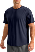 Soothfeel Men's Quick-Dry Athletic Running T-Shirts - Short Sleeve Moisture-Wicking Gym Tees