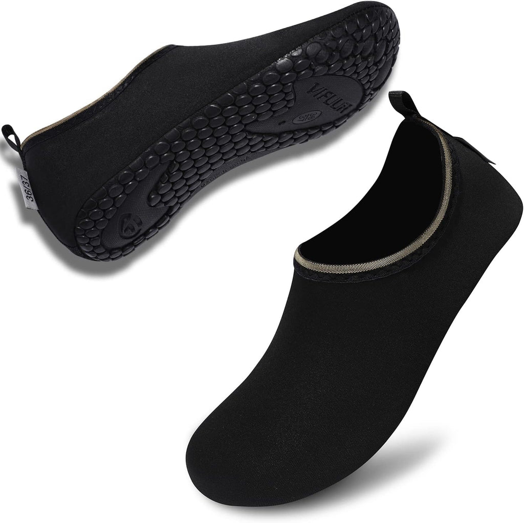 VIFUUR Water Sports Shoes Barefoot Quick-Dry Aqua Yoga Socks Slip-on for Men Women