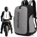 Oumurs Reflective Backpack - 1800D Water-Resistant Oxford Cloth | Ideal for Travel, Cycling & Work - Black