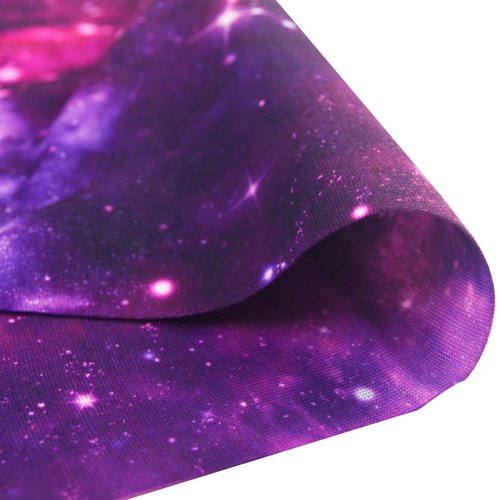 Obacle Seamless Bandana for Rave Face Mask Dust Wind UV Sun Protection Galaxy Tube Mask Headwear Bandana for Women Men Festival Party Motorcycle Riding Outdoor (Starry Sky Deep Purple Rose Red)