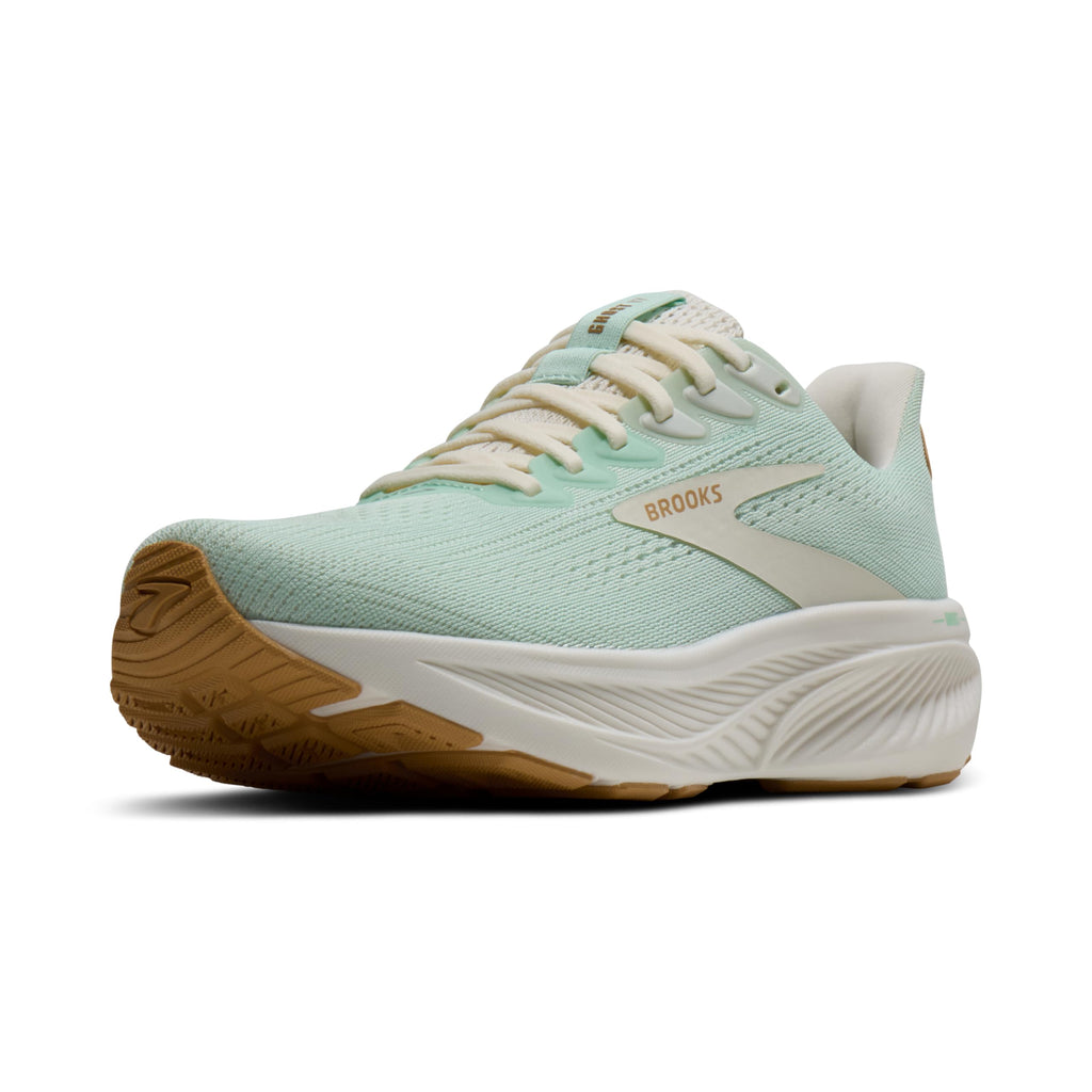 Brooks Women’s Ghost 17 Neutral Running Shoe - Honeydew/Coconut/Taffy - 7 Medium