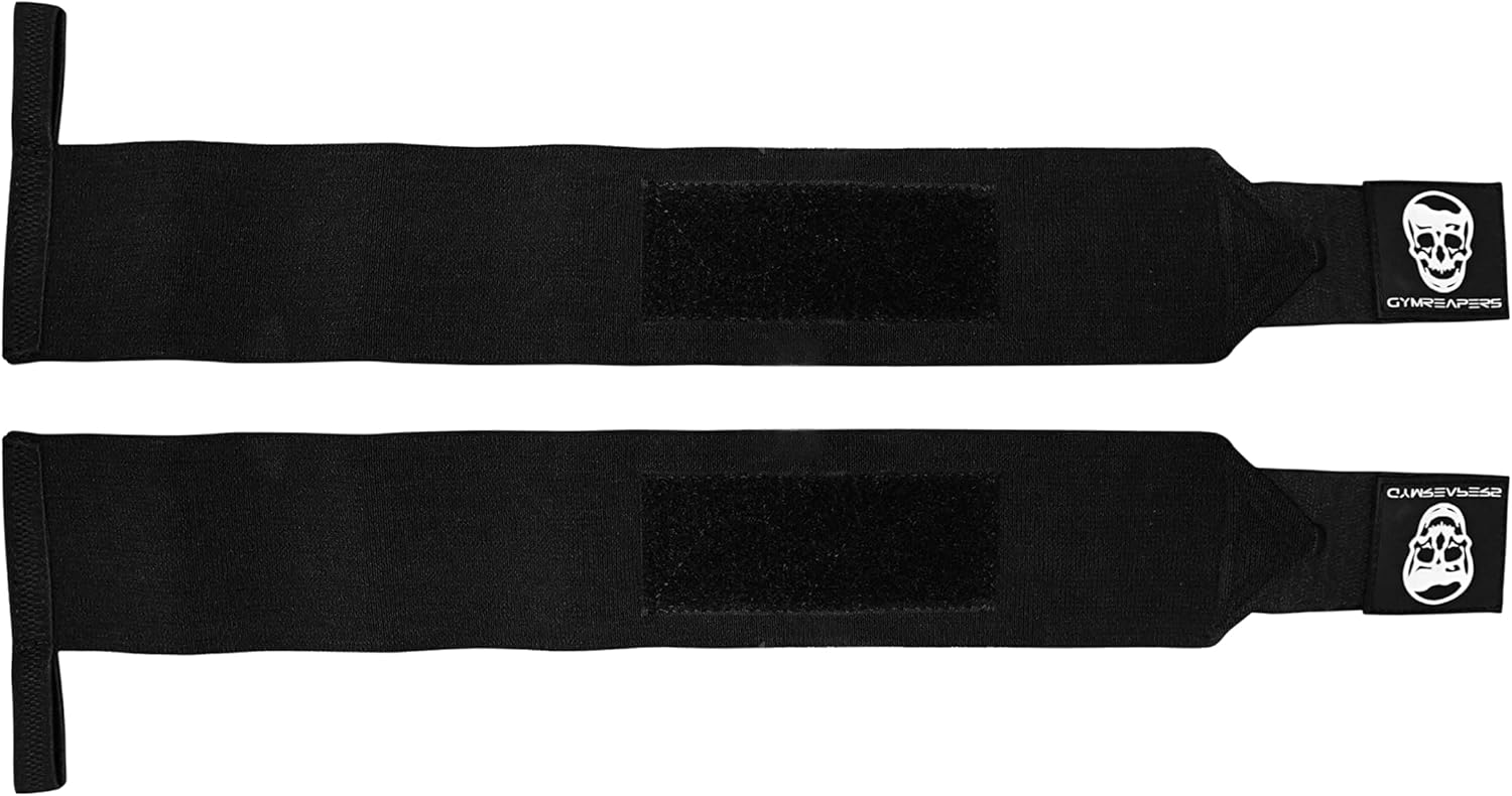 Skiennix Wrist Wraps - Heavy Duty 18-Inch Weightlifting Support With Thick Thumb Loop | Ideal for Powerlifting & Bodybuilding