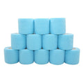 STpro Bandages Vet Wrap for Horses Medical Tape Bandage Self Adhering Bandage Wrap Self Stick Bandage Wrap Vet Tape 2 Inch x 12 Pack Light Blue Cohesive Tape Sports Wrap Cohesive Bandage