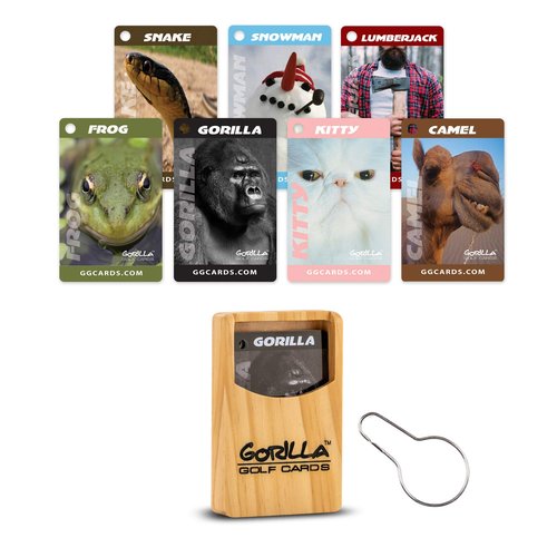Gorilla Golf Cards - The On-Course Golf Betting Card Game - Add Fun to Your Golf Round - You'll Love to Hate This Game