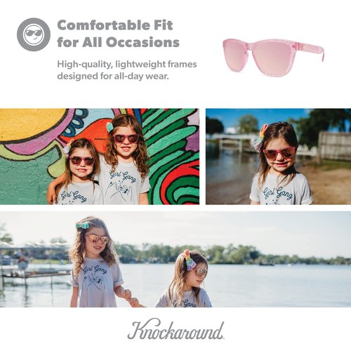 Knockaround Kids Premiums Polarized Sunglasses for Kids - UV400 Protection