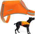 SafetyPUP XD Lite Blaze Orange Reflective Dog Vest - High Visibility Hunting Gear for All Breeds