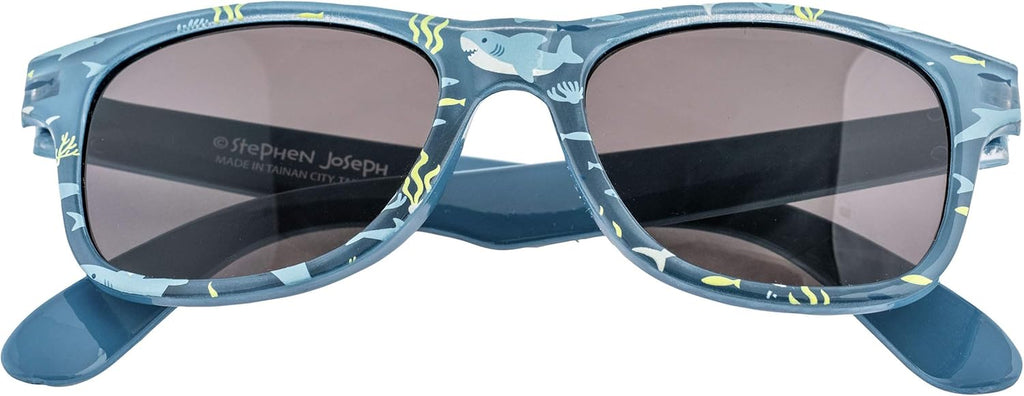 Stephen Joseph Toddler Sunglasses - Classic Shark Design for Kids | UV Protection & Fun Style