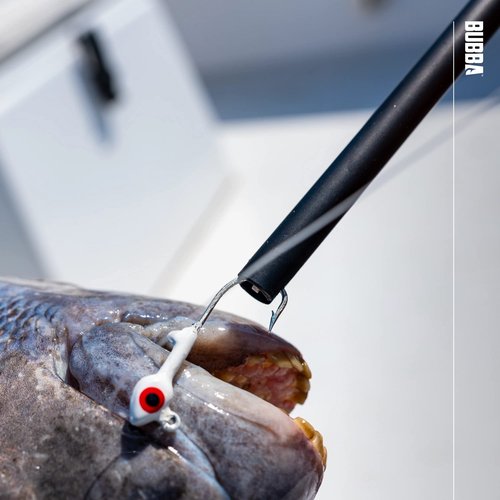 BUBBA 6" Hook Extractor with Non-Slip Grip T-Handle with Marine Grade Stainless Steel Hook Extractor for Fishing and Angling